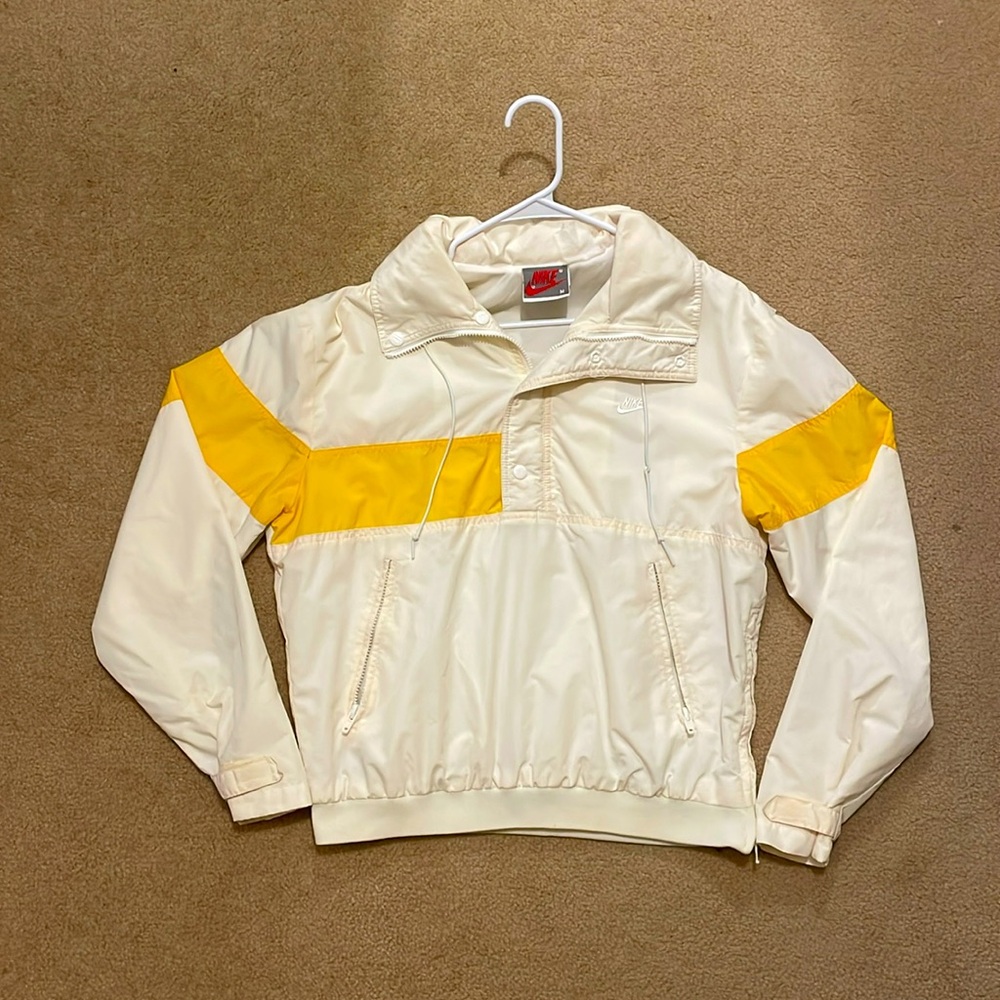 Vintage Nike Quarter-Zip Windbreaker With Hood